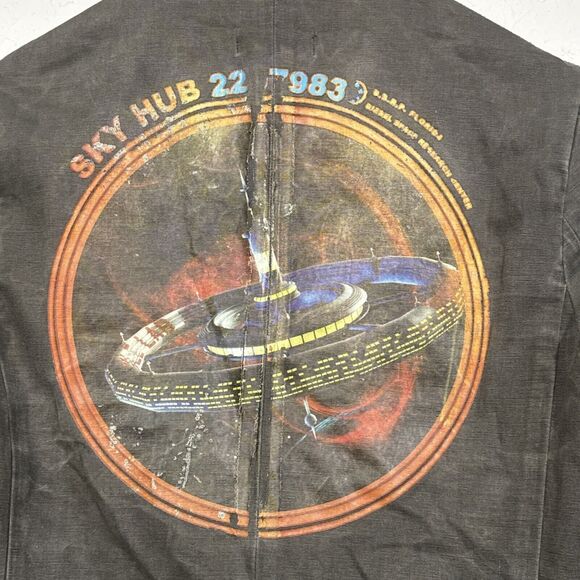 Diesel Space Sky Hub Canvas Blazer Jacket Men’s Small Vintage - Picture 2 of 4